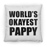 World's Okayest Pappy - Throw Pillow