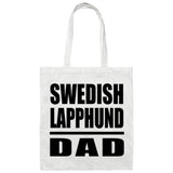 Swedish Lapphund Dad - Tote Bag White