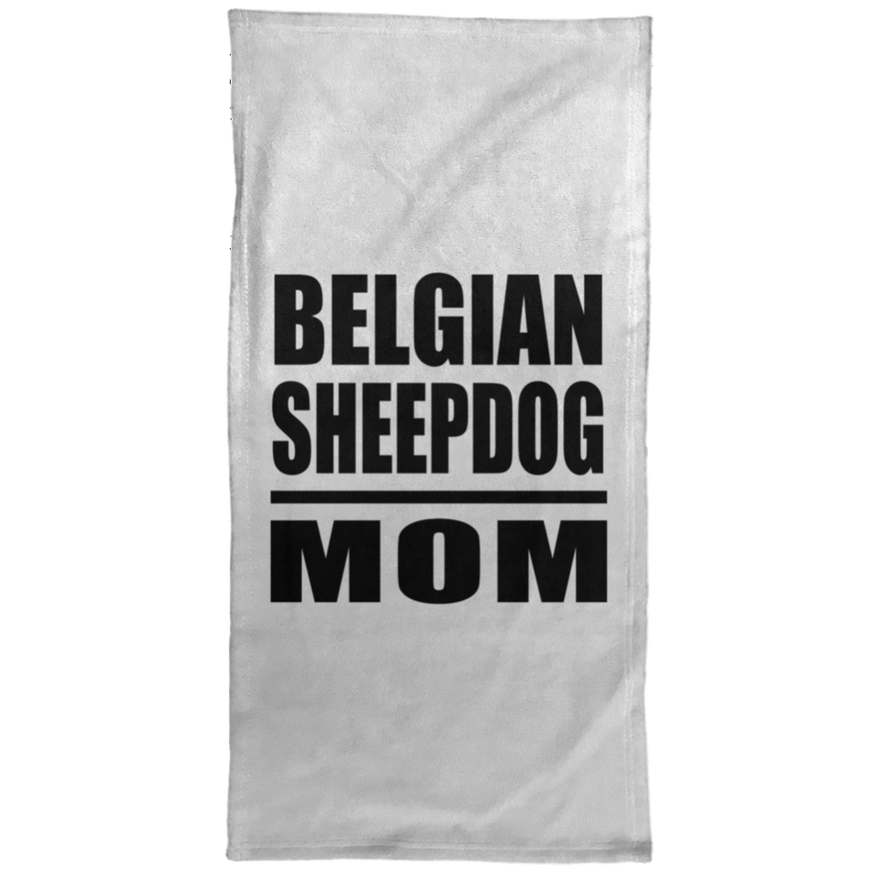 Belgian Sheepdog Mom - Hand Towel