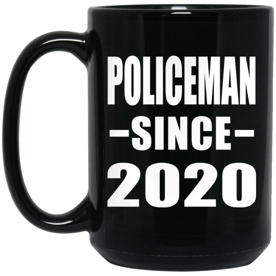 Policeman Since 2020 - 15oz Coffee Mug Black