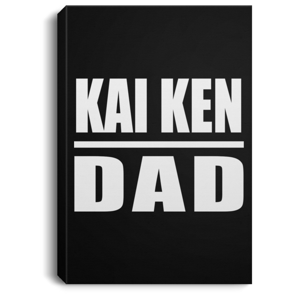 Kai Ken Dad - Canvas Portrait