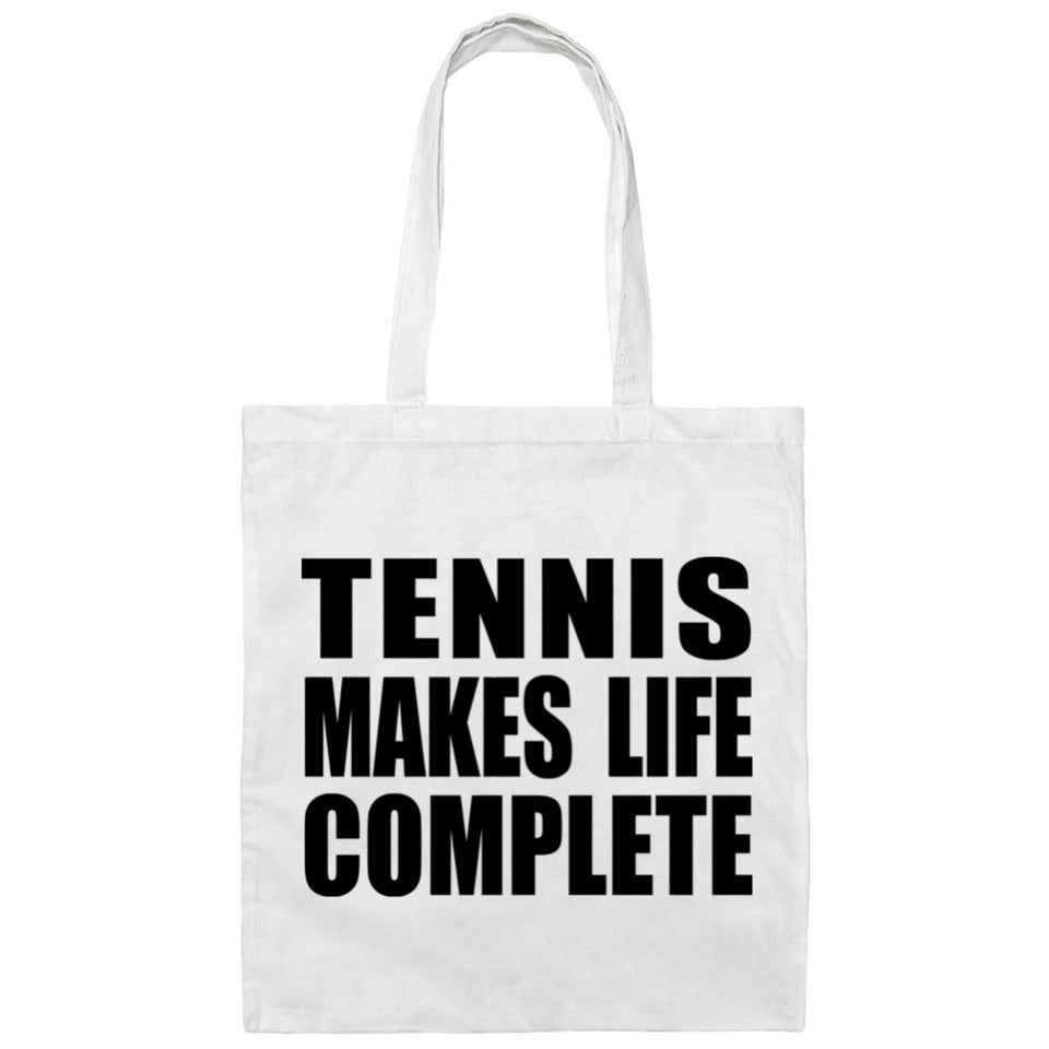 Tennis Makes Life Complete - Tote Bag White