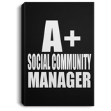 A+ Social Community Manager - Canvas Portrait