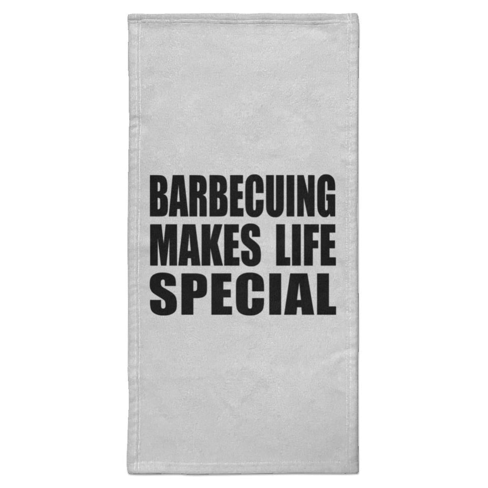 Barbecuing Makes Life Special - Hand Towel