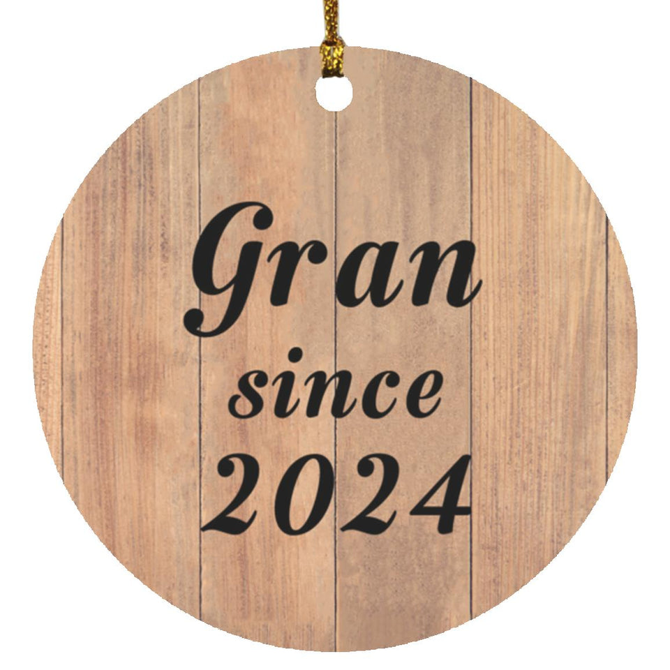 Gran Since 2024 - Circle Ornament C