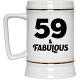 59th Birthday 59 & Fabulous - Beer Stein