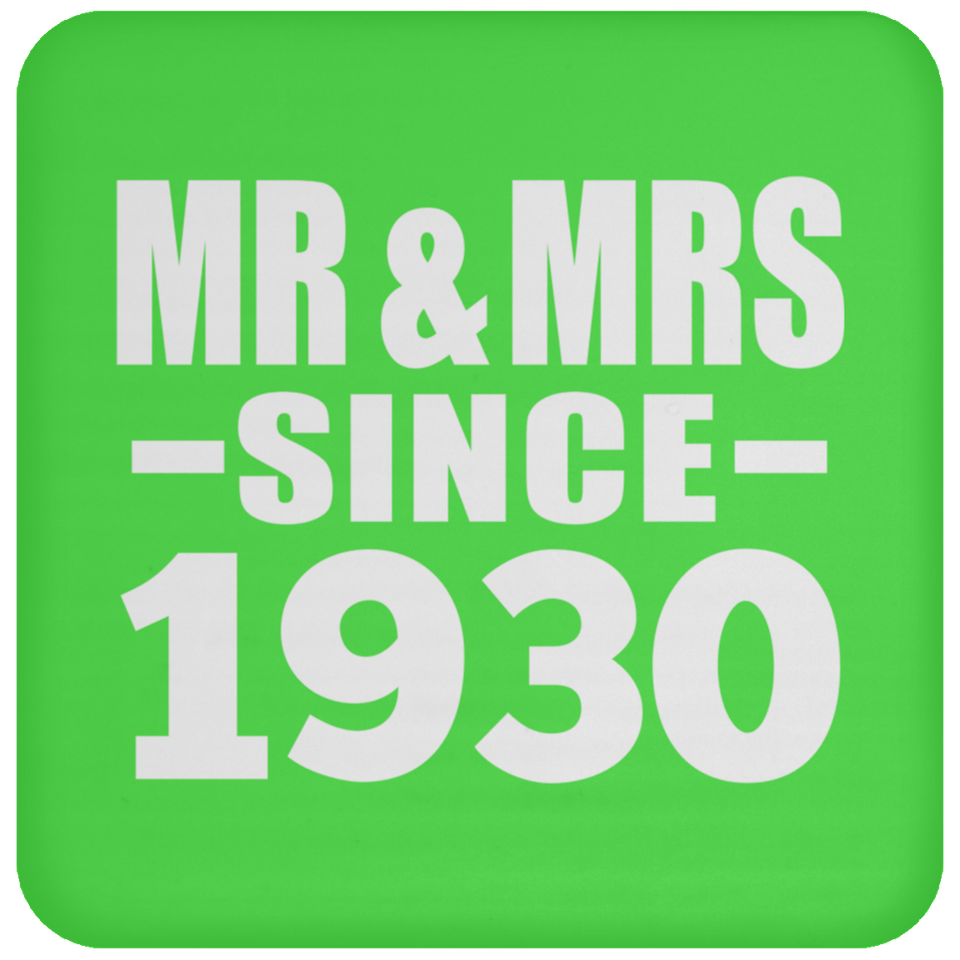 94th Anniversary Mr & Mrs Since 1930 - Drink Coaster