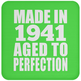83rd Birthday Made In 1941 Aged to Perfection - Drink Coaster