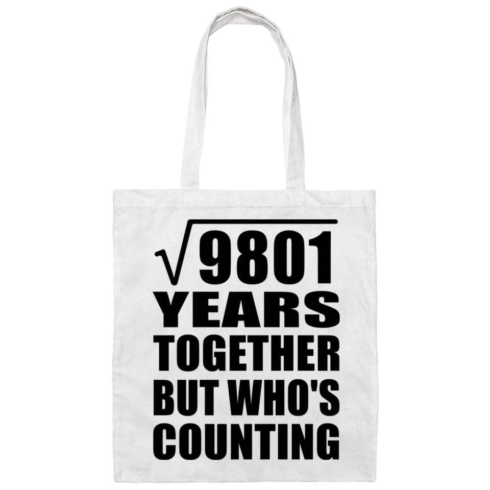 99th Anniversary Square Root of 9801 Years Who's Counting - Tote Bag White
