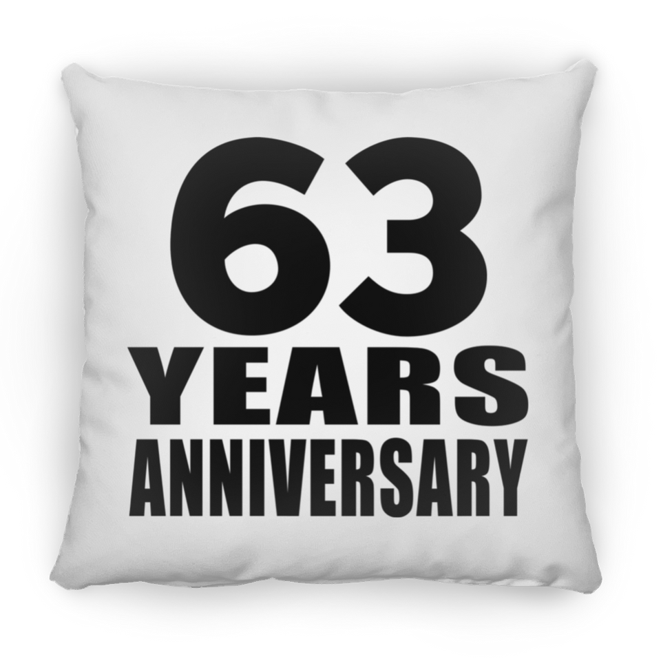 63rd Anniversary 63 Years - Throw Pillow