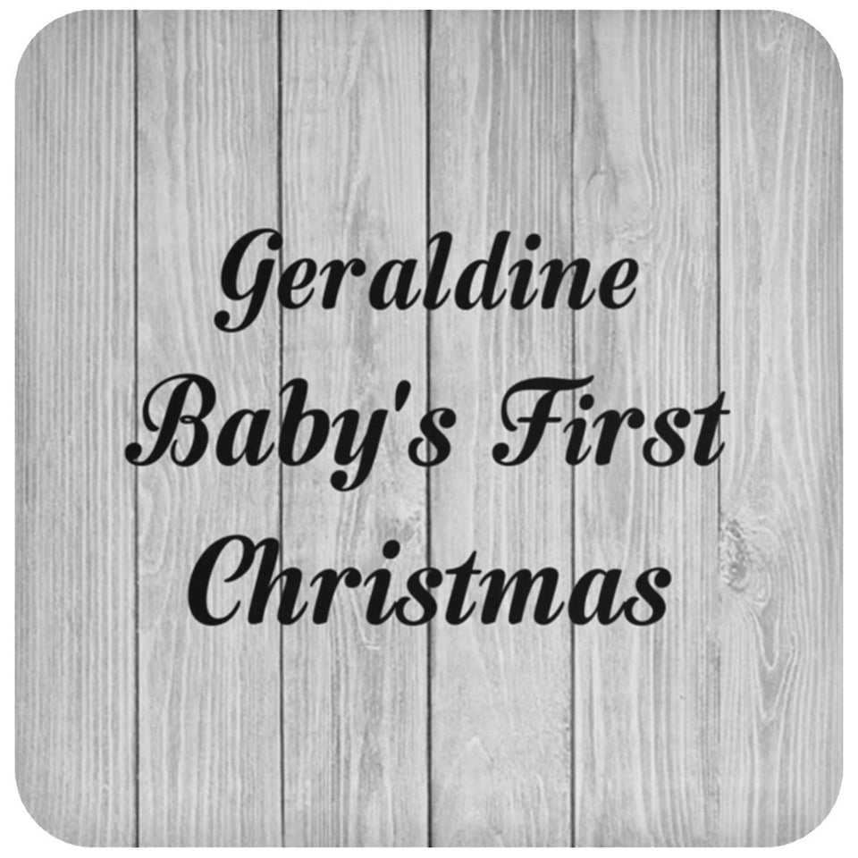 Geraldine Baby's First Christmas - Drink Coaster F