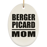 Berger Picard Mom - Oval Ornament