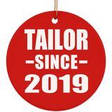 Tailor Since 2019 - Circle Ornament