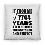88th Birthday Took Square Root of 7744 Years To Awesome - Throw Pillow