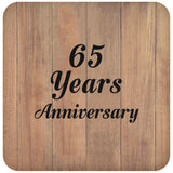 65th Anniversary 65 Years Anniversary - Drink Coaster C