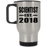 Scientist Established EST. 2018 - Silver Travel Mug