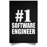 Number One #1 Software Engineer - Poster Portrait