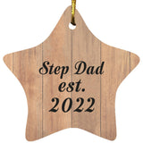 Step Dad Established Est. 2022 - Star Ornament C