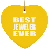 Best Jeweler Ever - Heart Ornament