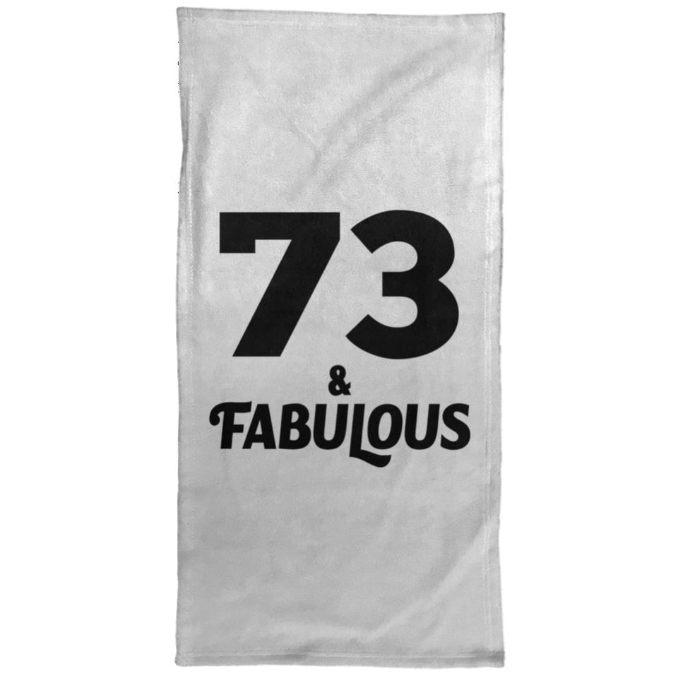 73rd Birthday 73 & Fabulous - Hand Towel