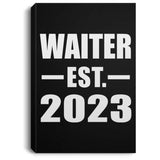 Waiter Established EST. 2023 - Canvas Portrait