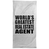 World's Greatest Real Estate Agent - Hand Towel