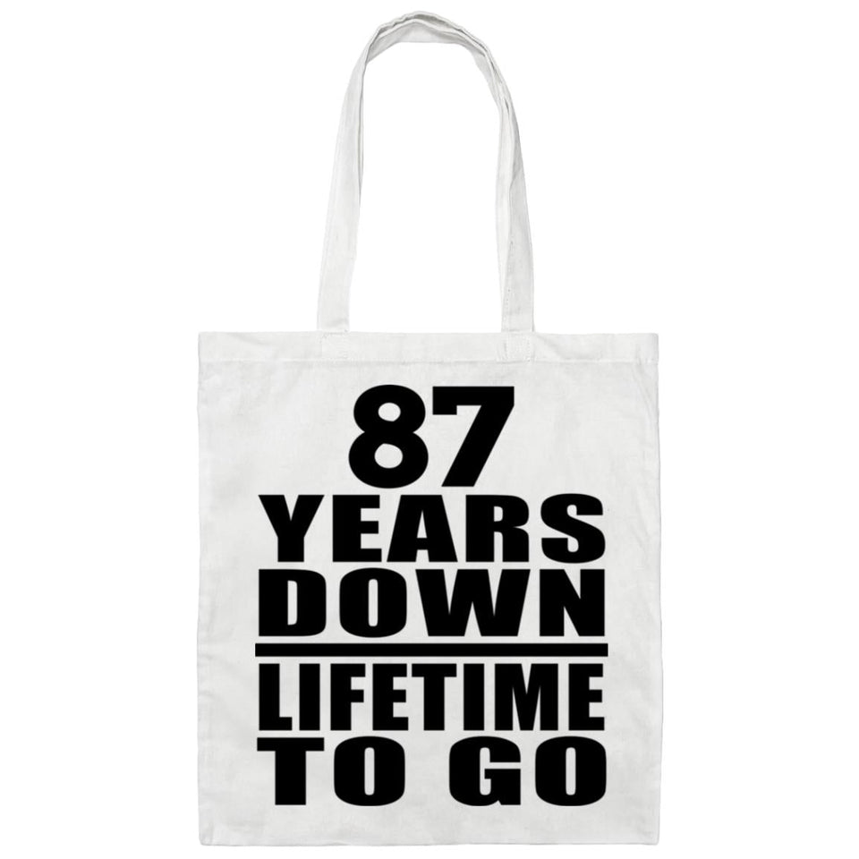87 Years Down Lifetime To Go - Tote Bag White