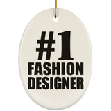 Number One #1 Fashion Designer - Oval Ornament