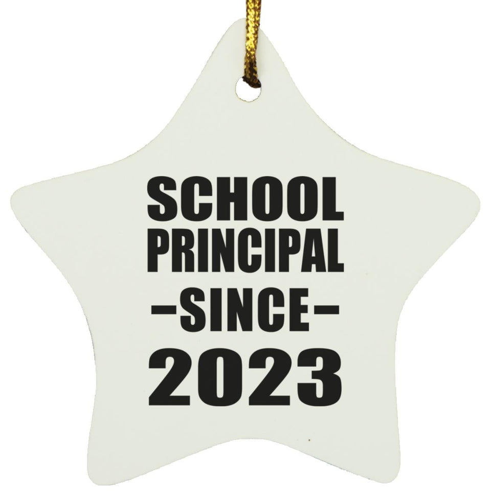 School Principal Since 2023 - Star Ornament