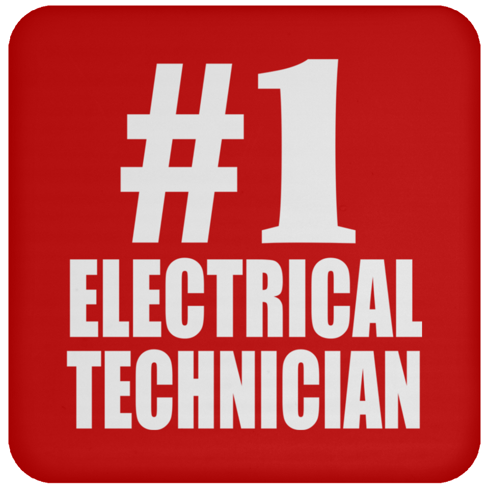 Number One #1 Electrical Technician - Drink Coaster