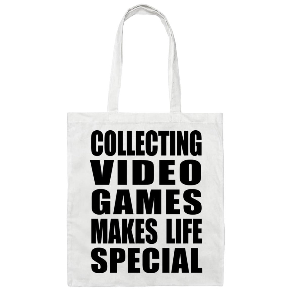 Collecting Video Games Makes Life Special - Tote Bag White