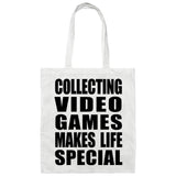 Collecting Video Games Makes Life Special - Tote Bag White