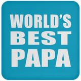 World's Best Papa (Grandpa) - Drink Coaster