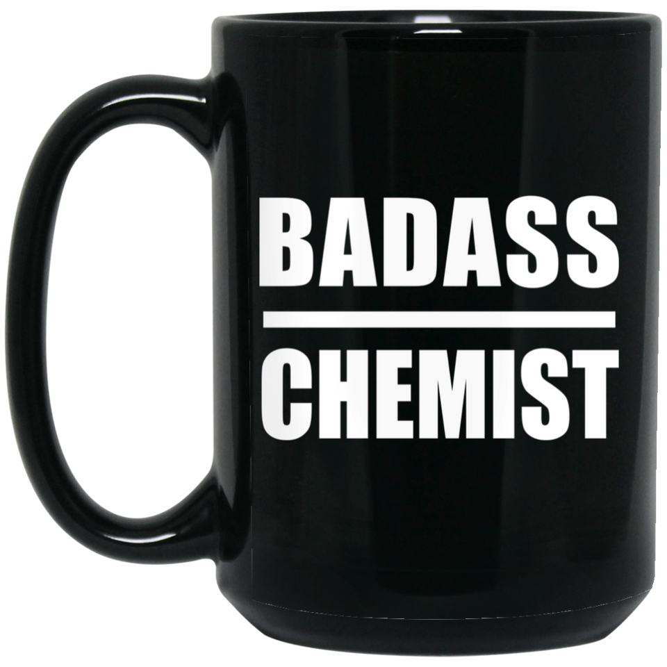 Badass Chemist - 15oz Coffee Mug Black