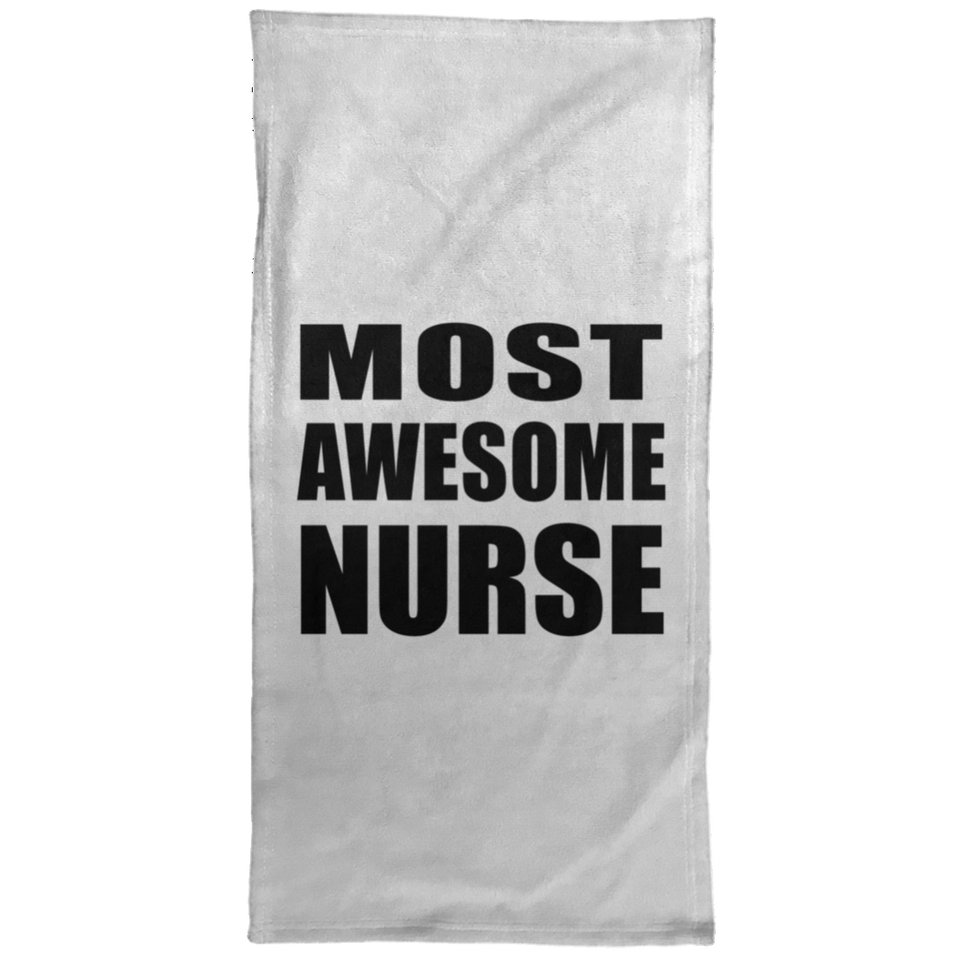 Most Awesome Nurse - Hand Towel