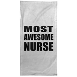 Most Awesome Nurse - Hand Towel