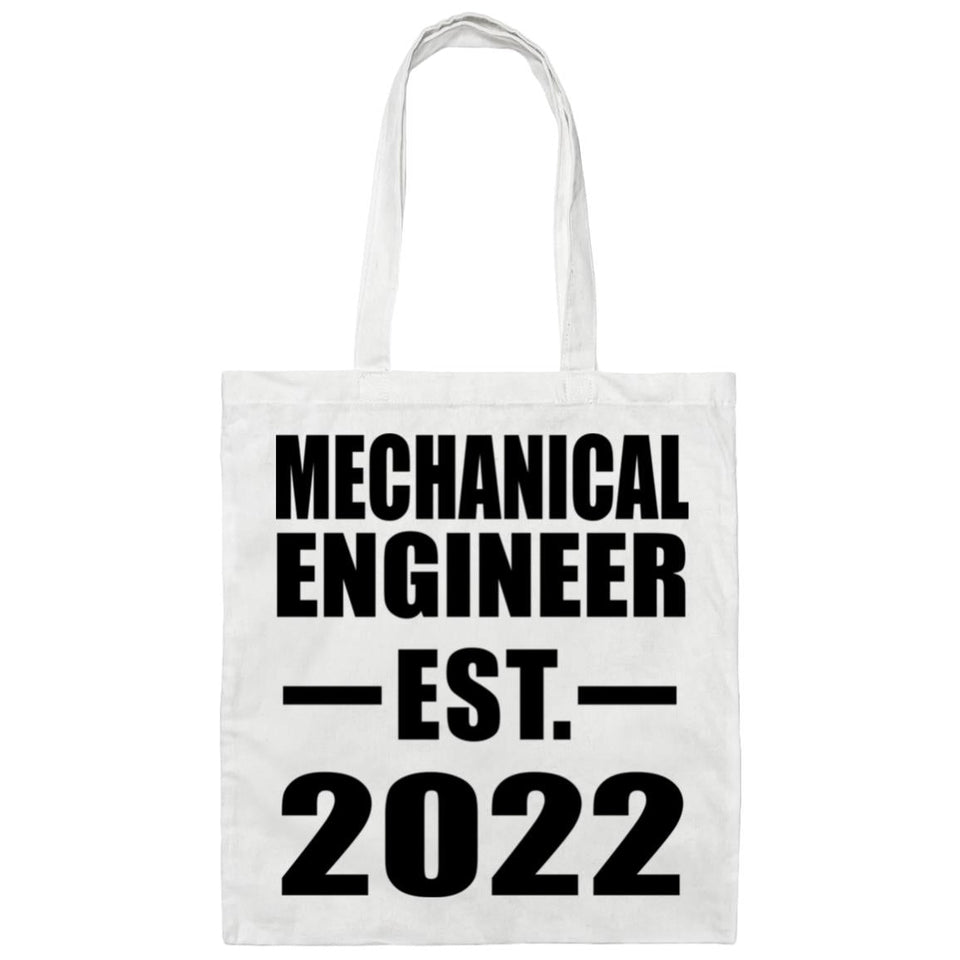 Mechanical Engineer Established EST. 2022 - Tote Bag White