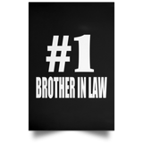 Number One #1 Brother In Law - Poster Portrait