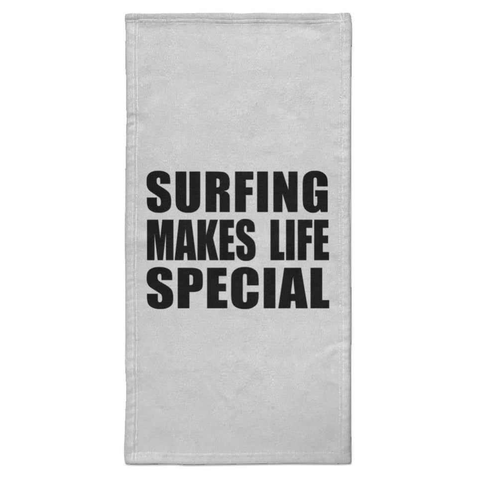 Surfing Makes Life Special - Hand Towel