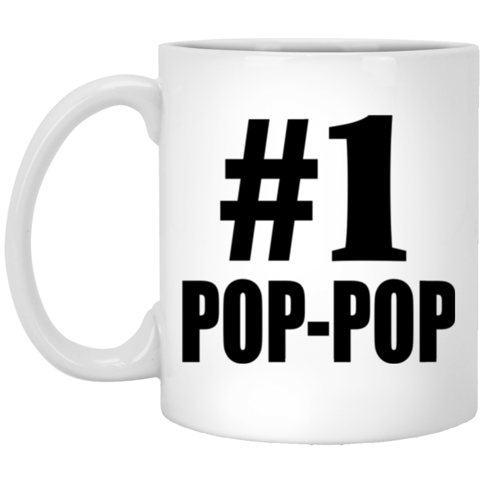 Number One #1 Pop-Pop - 11 Oz Coffee Mug