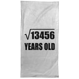 116th Birthday Square Root of 13456 Years Old - Hand Towel