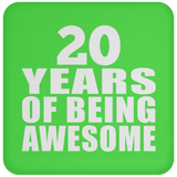 20th Birthday 20 Years Of Being Awesome - Coaster