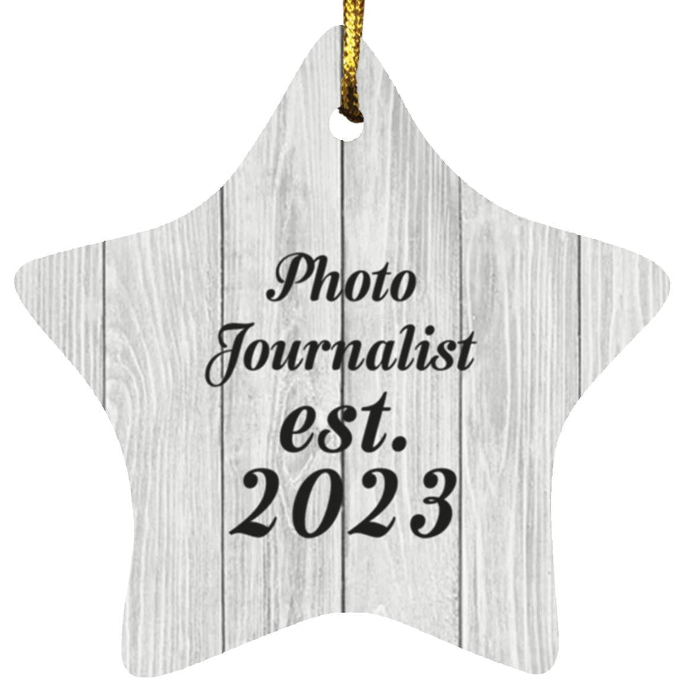 Photo Journalist Established Est. 2023 - Star Ornament F