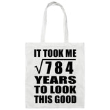 28th Birthday Took Square Root of 784 Years To Look Good - Tote Bag White
