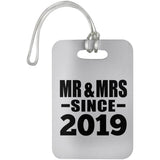 5th Anniversary Mr & Mrs Since 2019 - Luggage Bag Tag