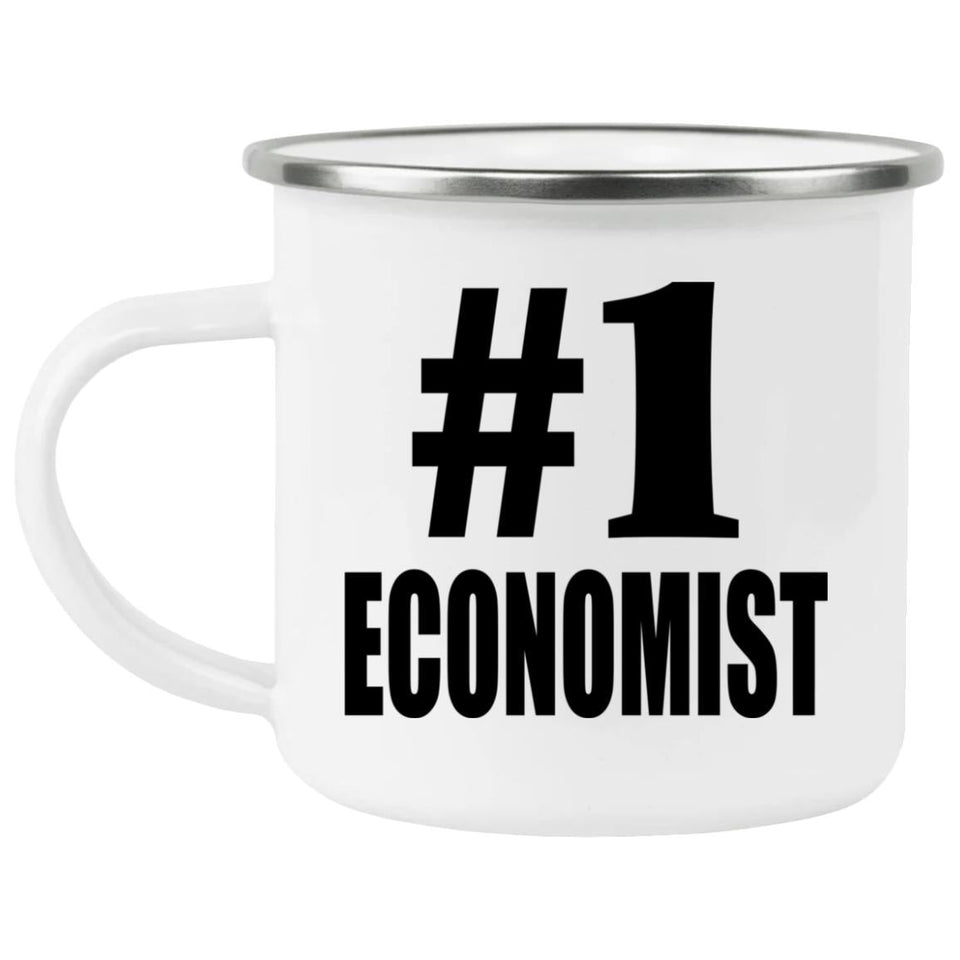 Number One #1 Economist - 12oz Camping Mug