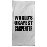 World's Okayest Carpenter - Hand Towel
