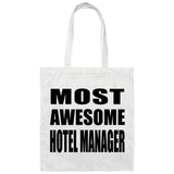 Most Awesome Hotel Manager - Tote Bag White