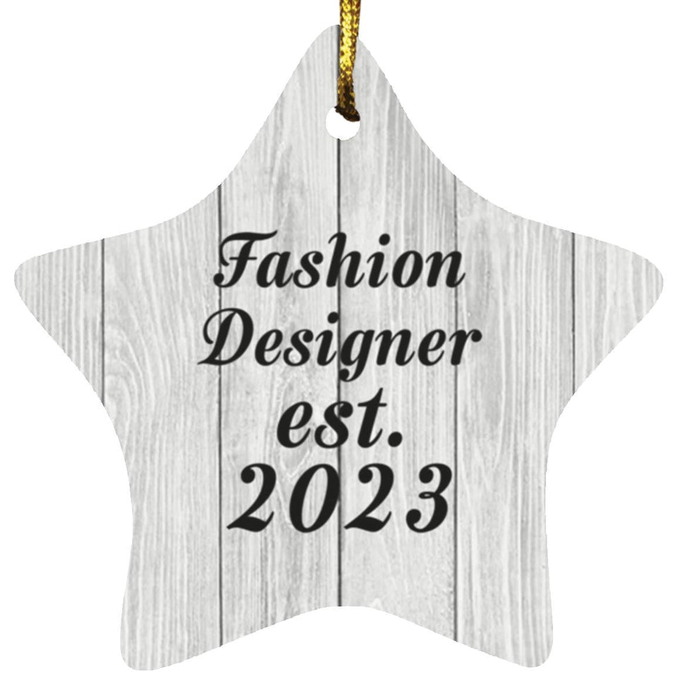 Fashion Designer Established Est. 2023 - Star Ornament F