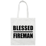 Blessed Fireman - Tote Bag White